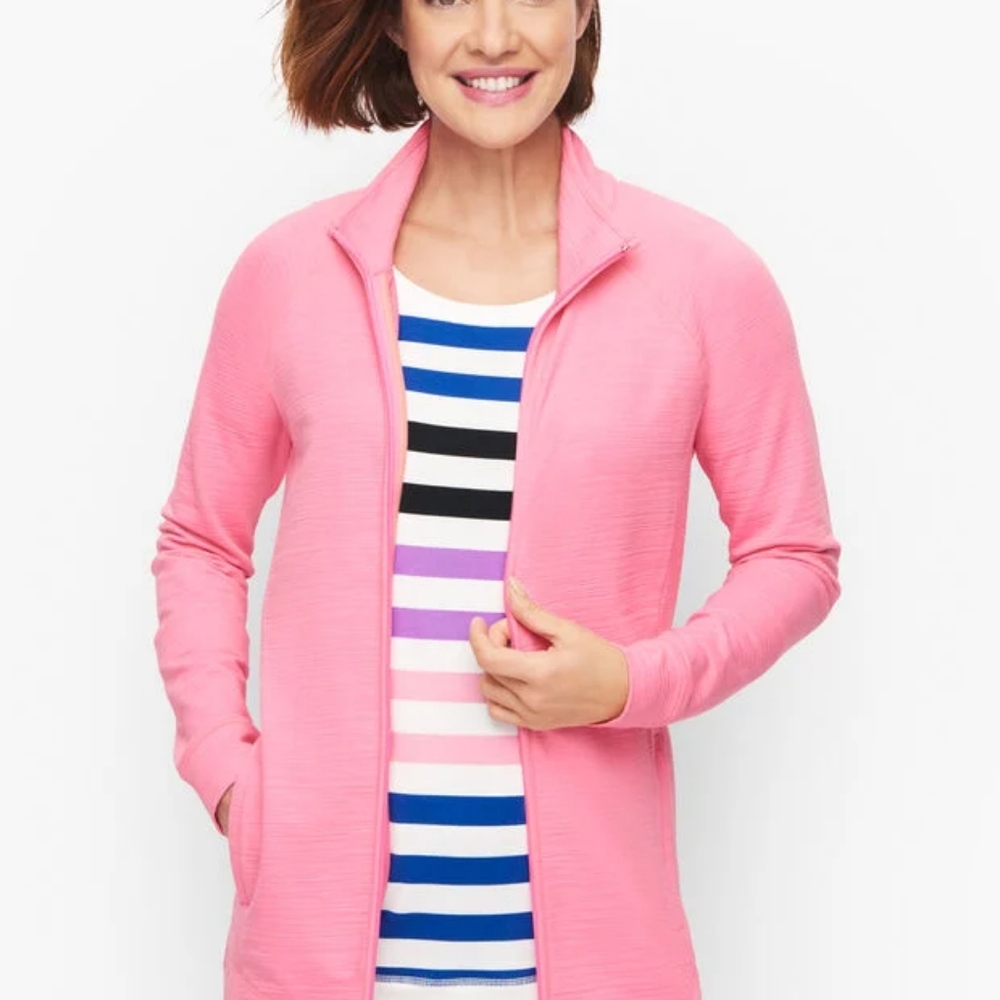 Talbots Cozy Crush Jacket Hot Pink (Plus Petite)